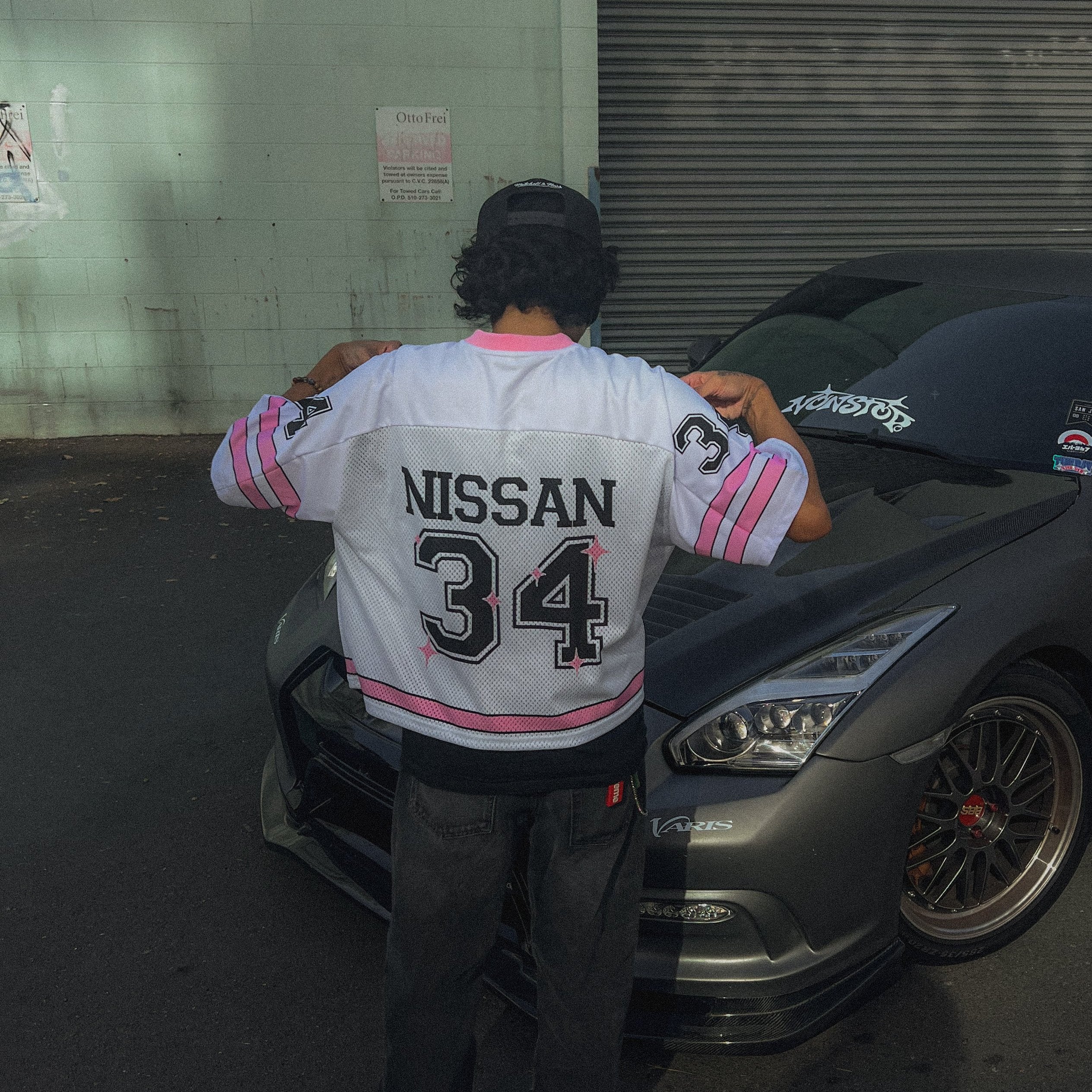 Pink R34 Crop Jersey