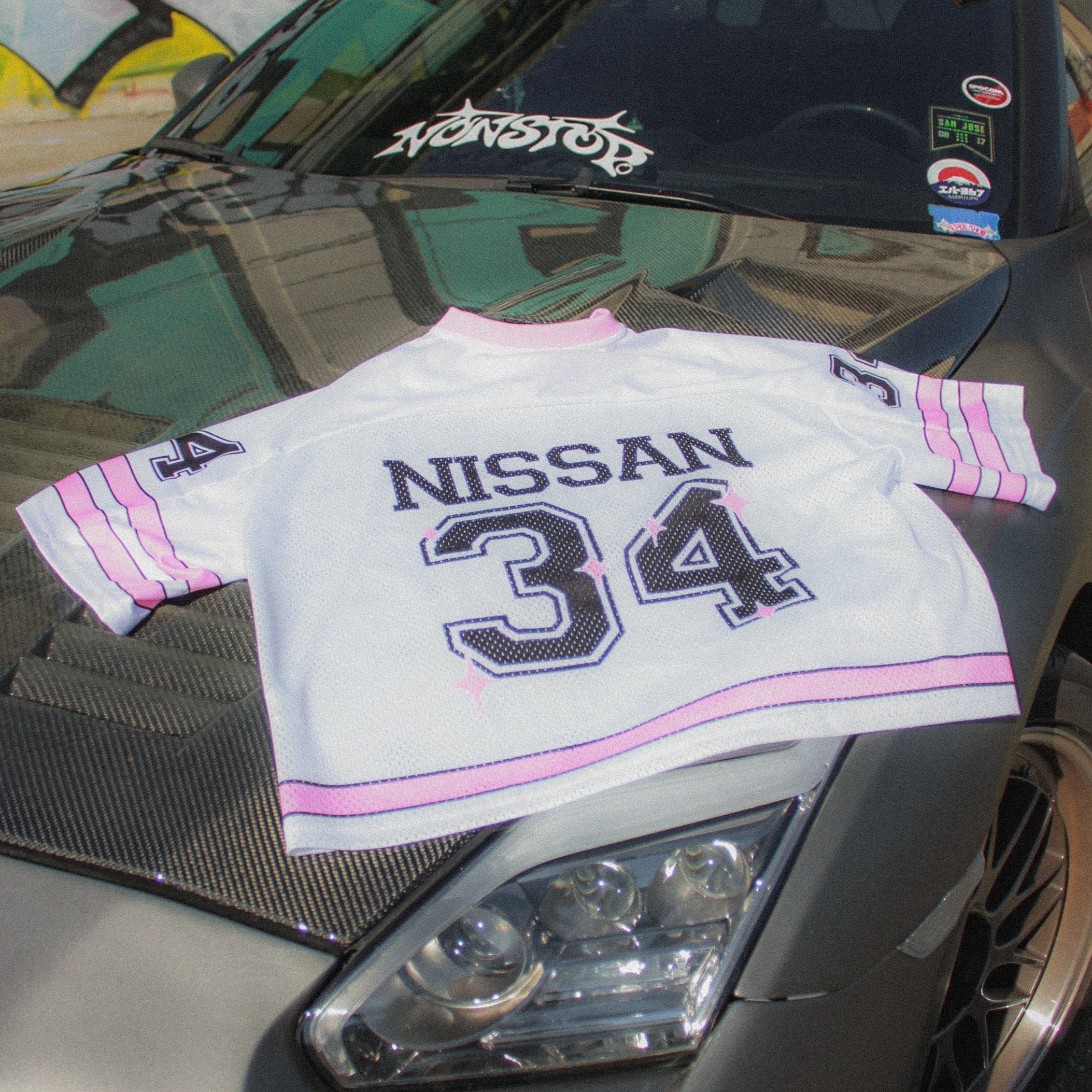 Pink R34 Crop Jersey