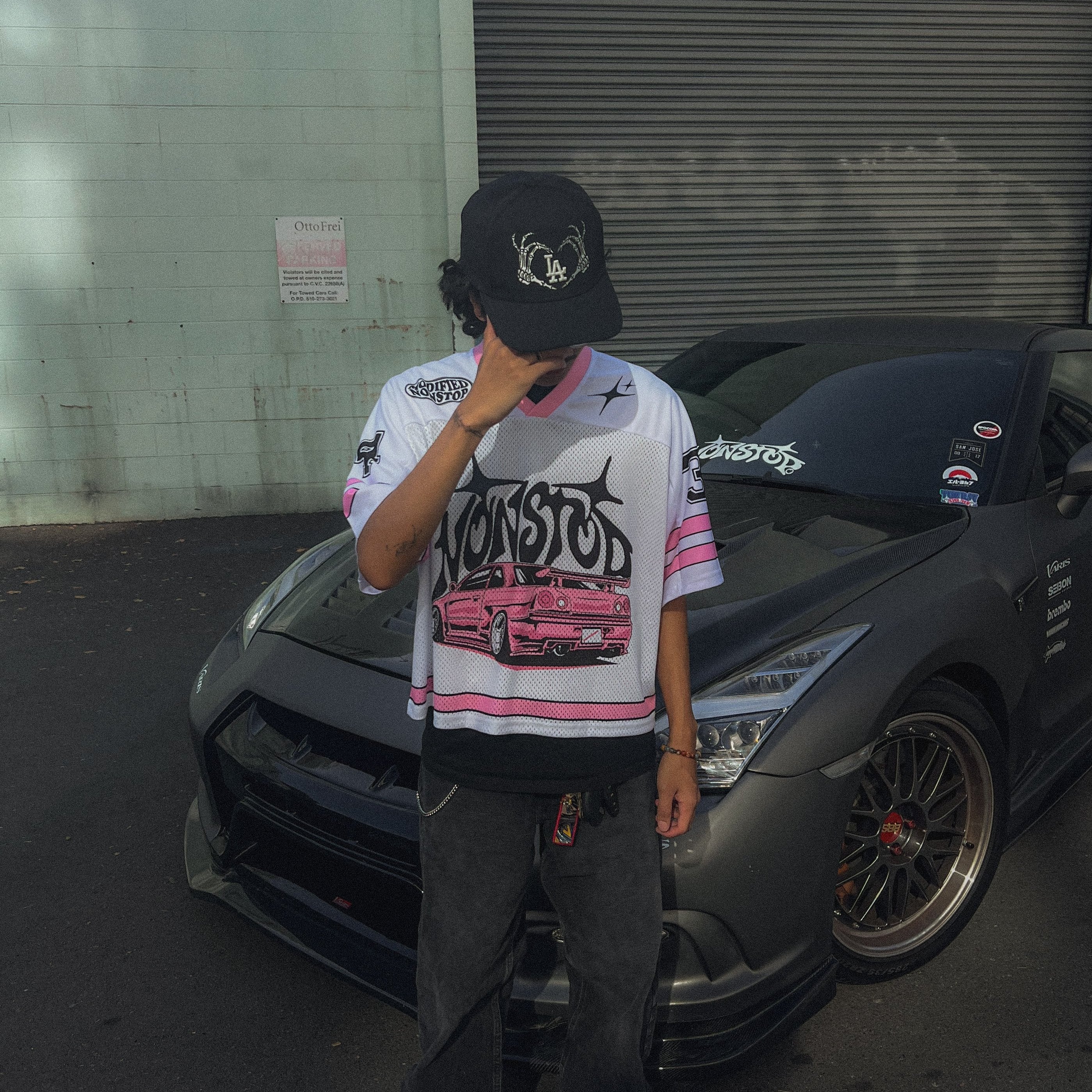 Pink R34 Crop Jersey