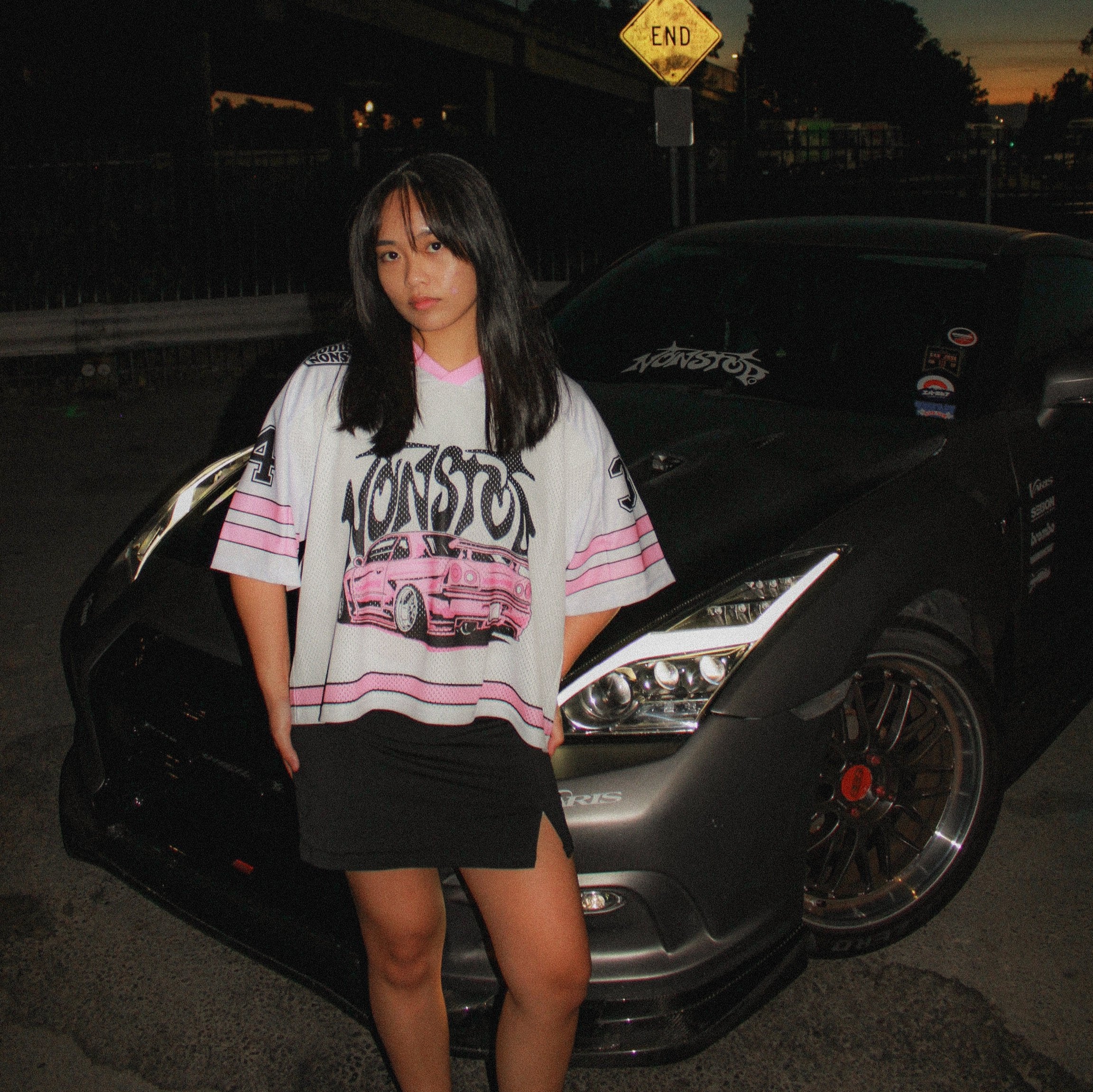 Pink R34 Crop Jersey
