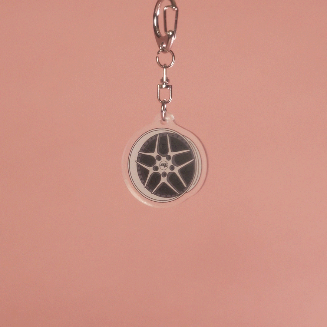 Acrylic Wheel Keychains