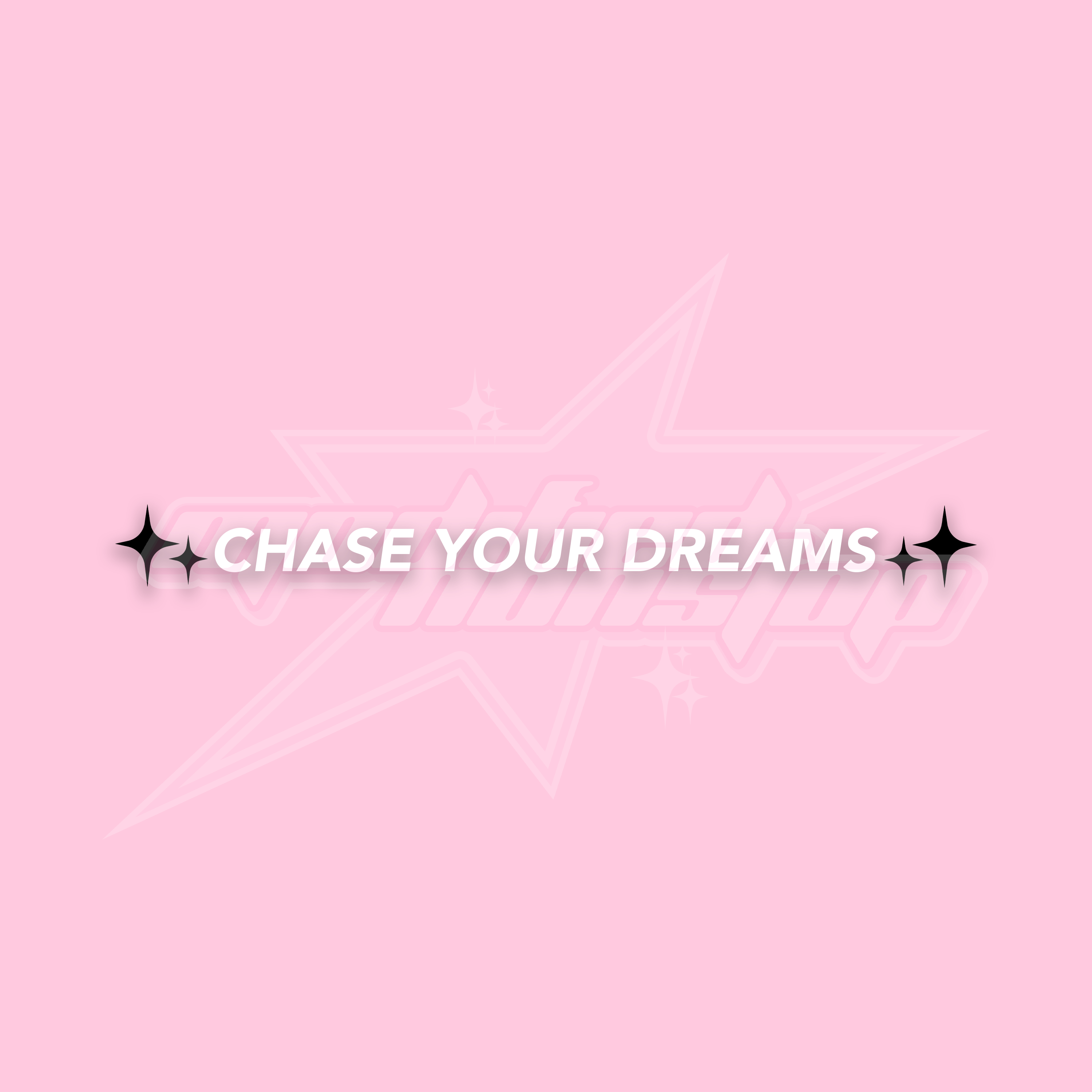 Chase Your Dreams Rear Mirror Sticker