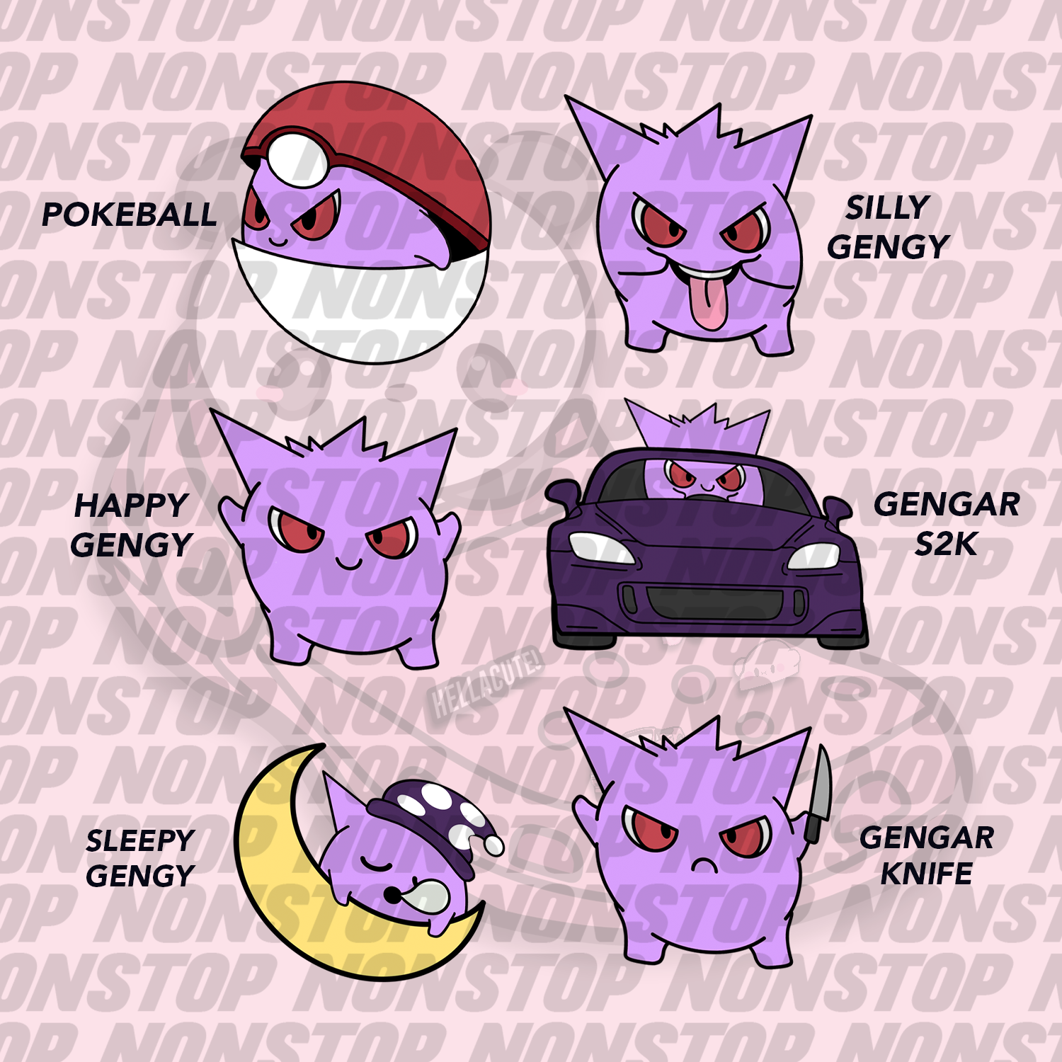 Gengar Shoe Charms
