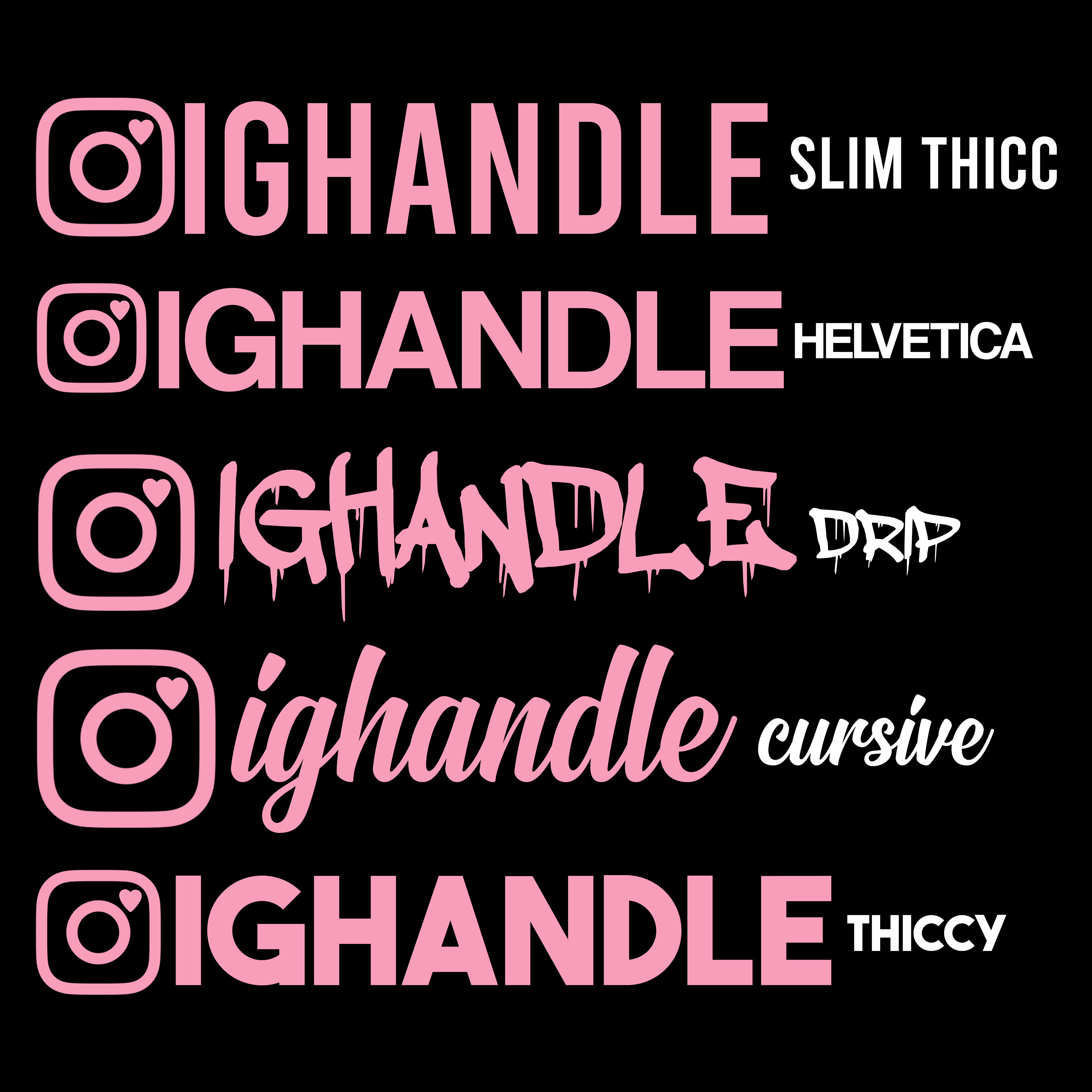 Custom Instagram Tag