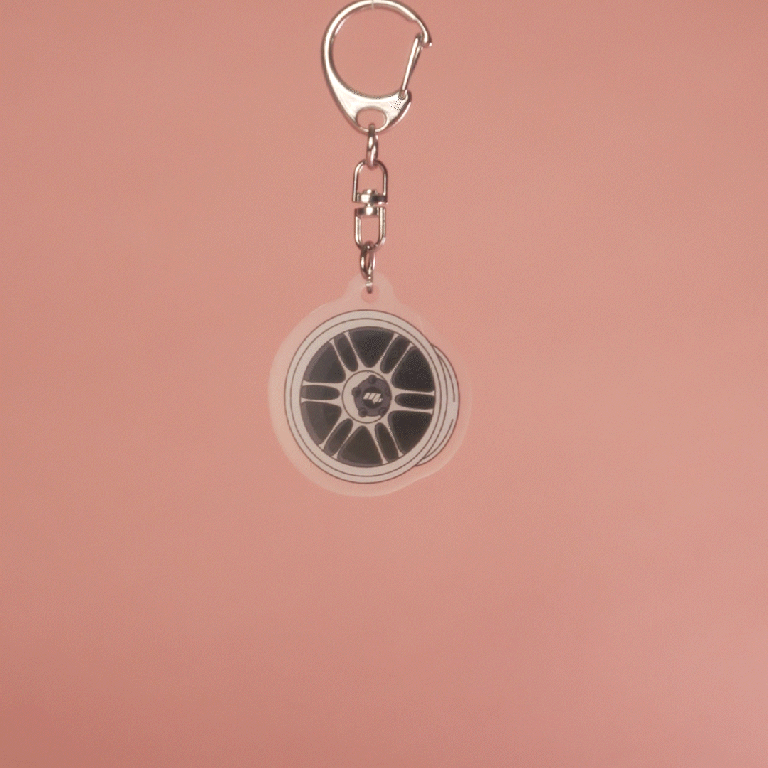 Acrylic Wheel Keychains