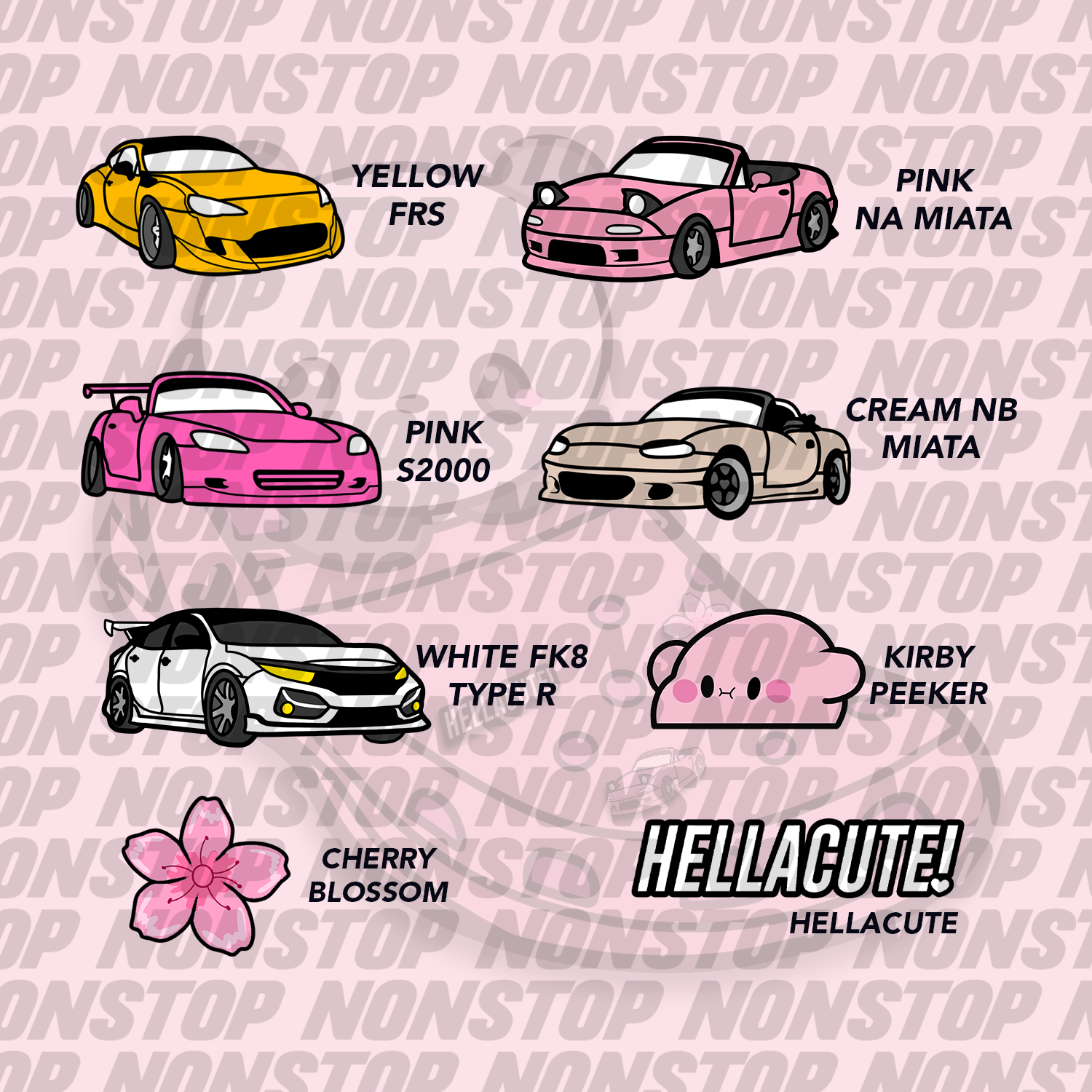 JDM Shoe Charms V1