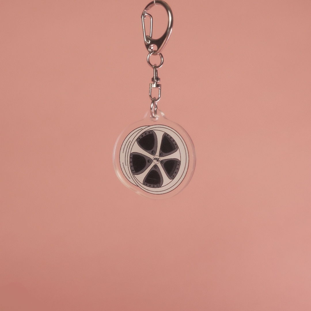 Acrylic Wheel Keychains