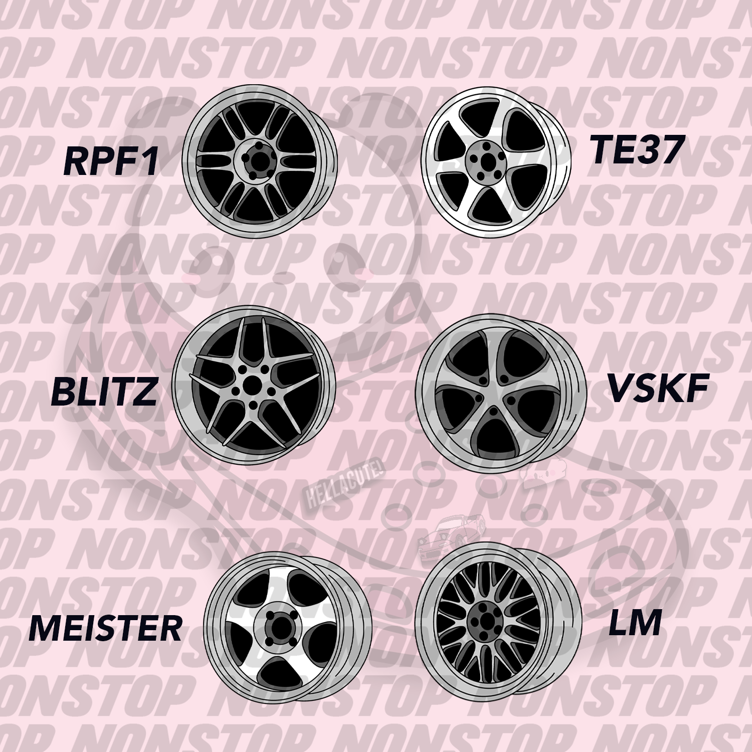 Wheel Shoe Charms