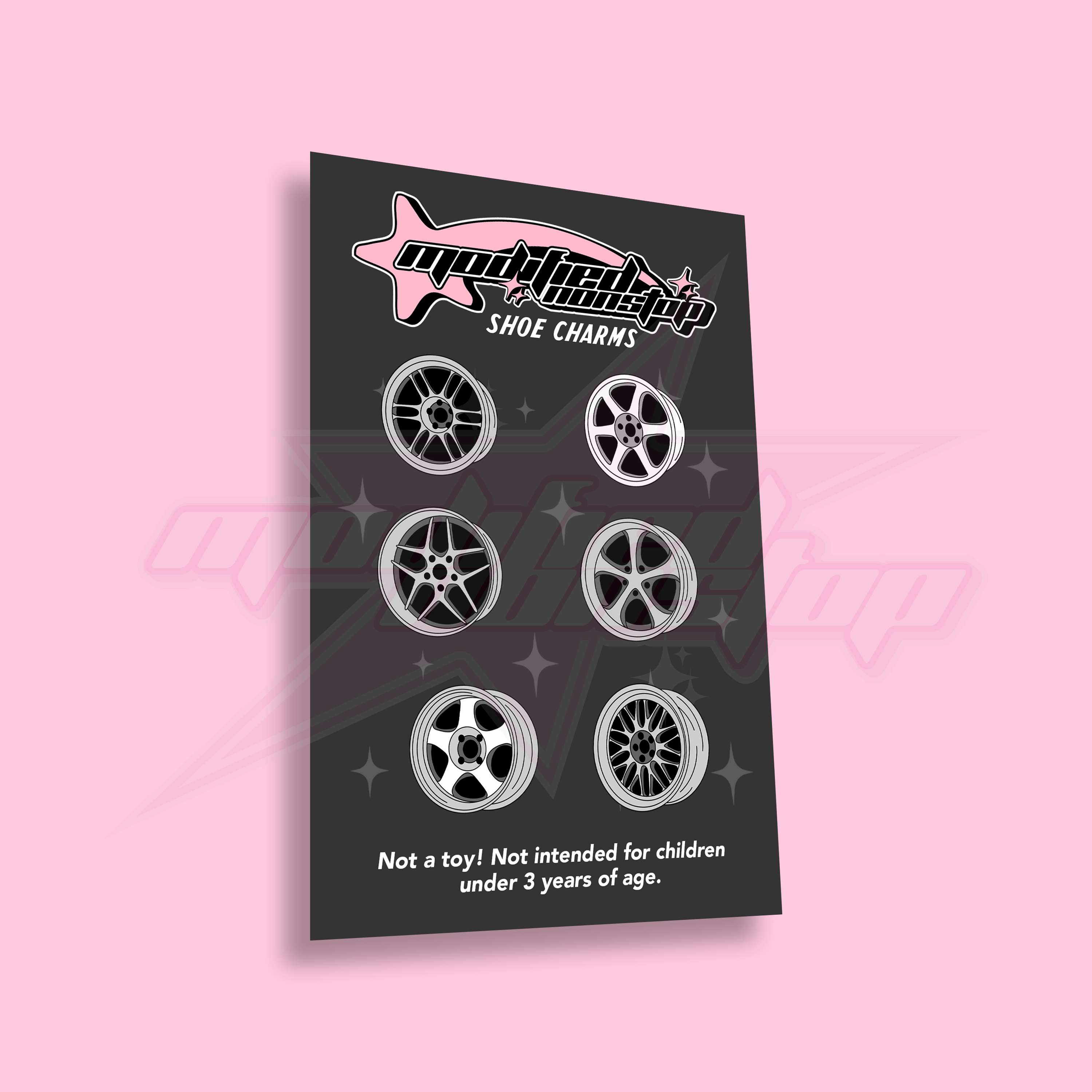 Wheel Shoe Charms