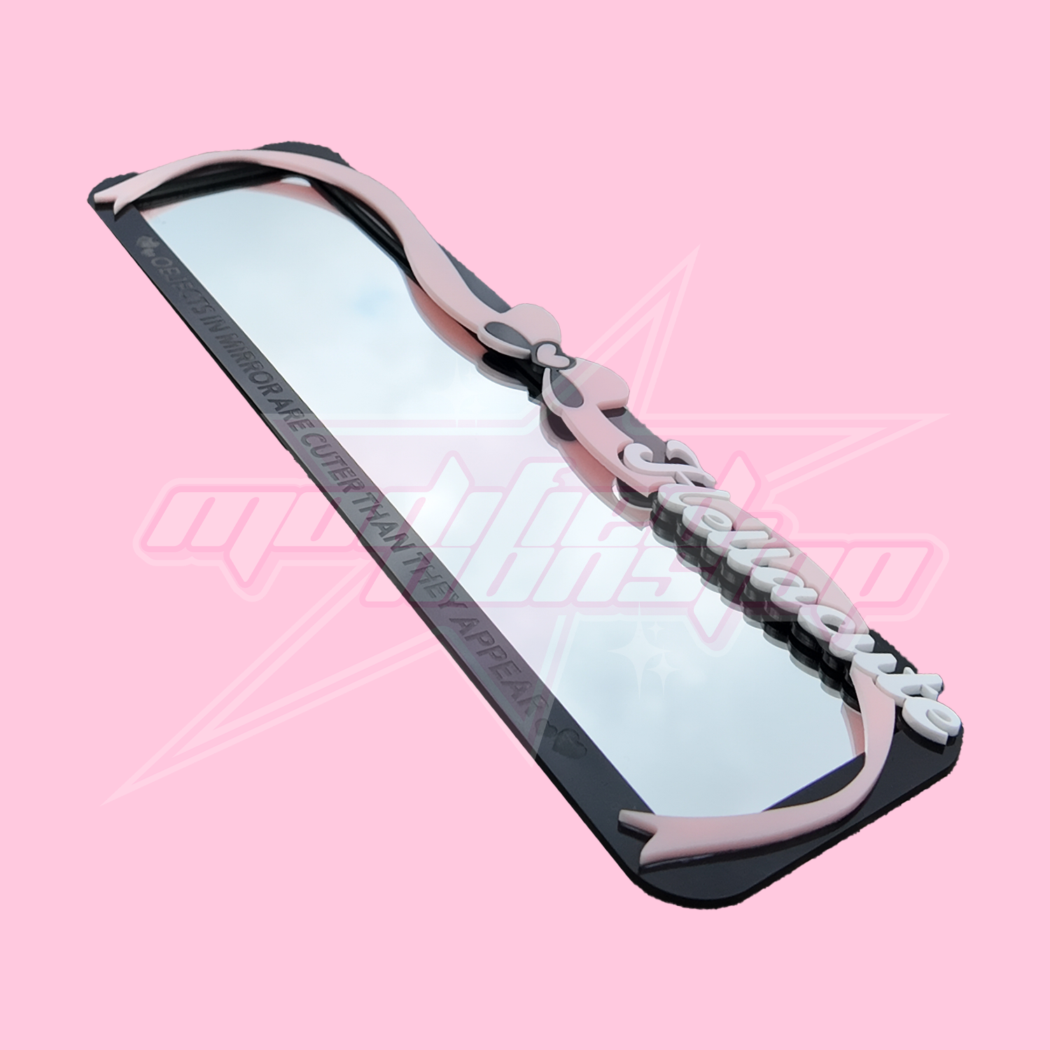 Big Bow Clip-on Rear View Mirror