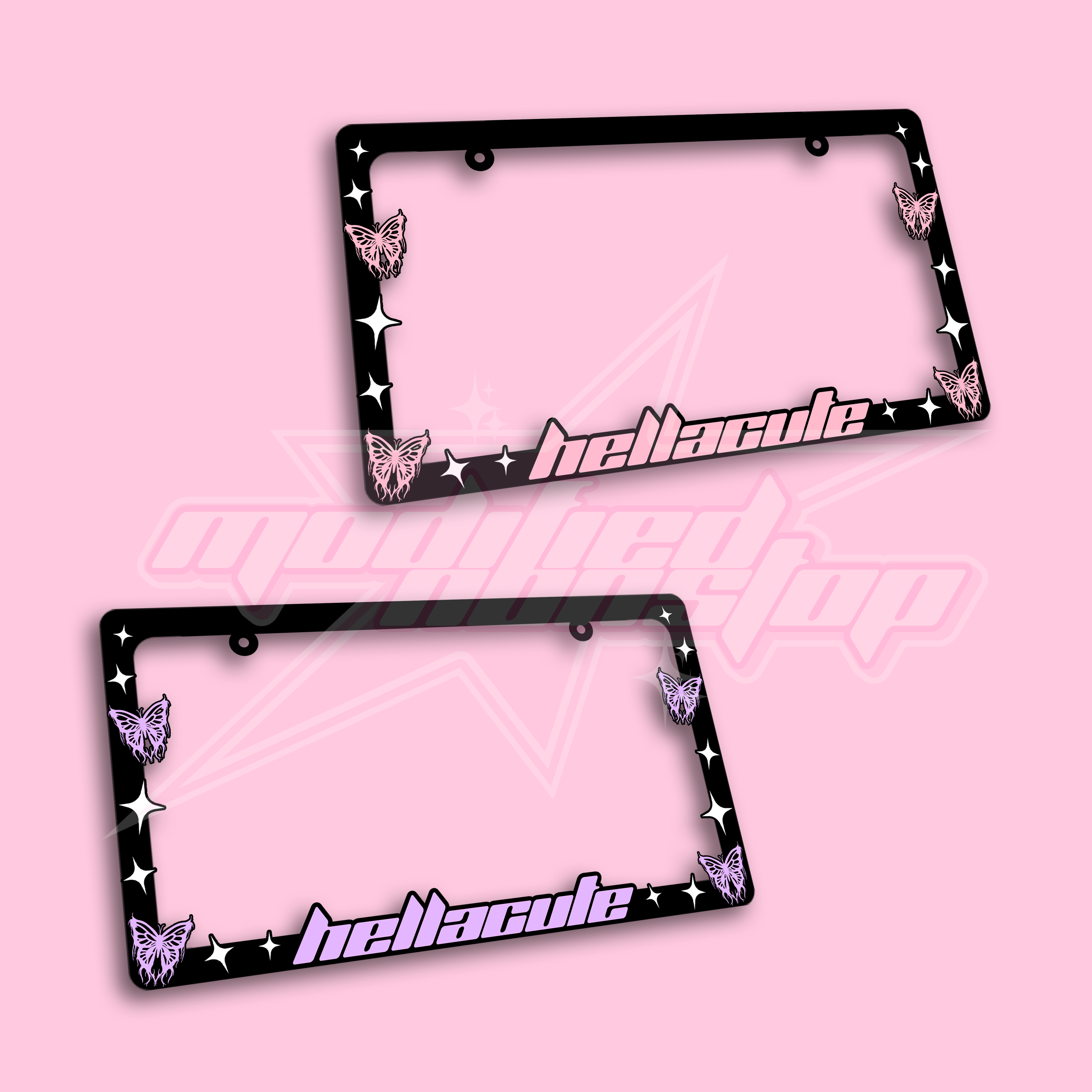 Butterfly License Plate Frame