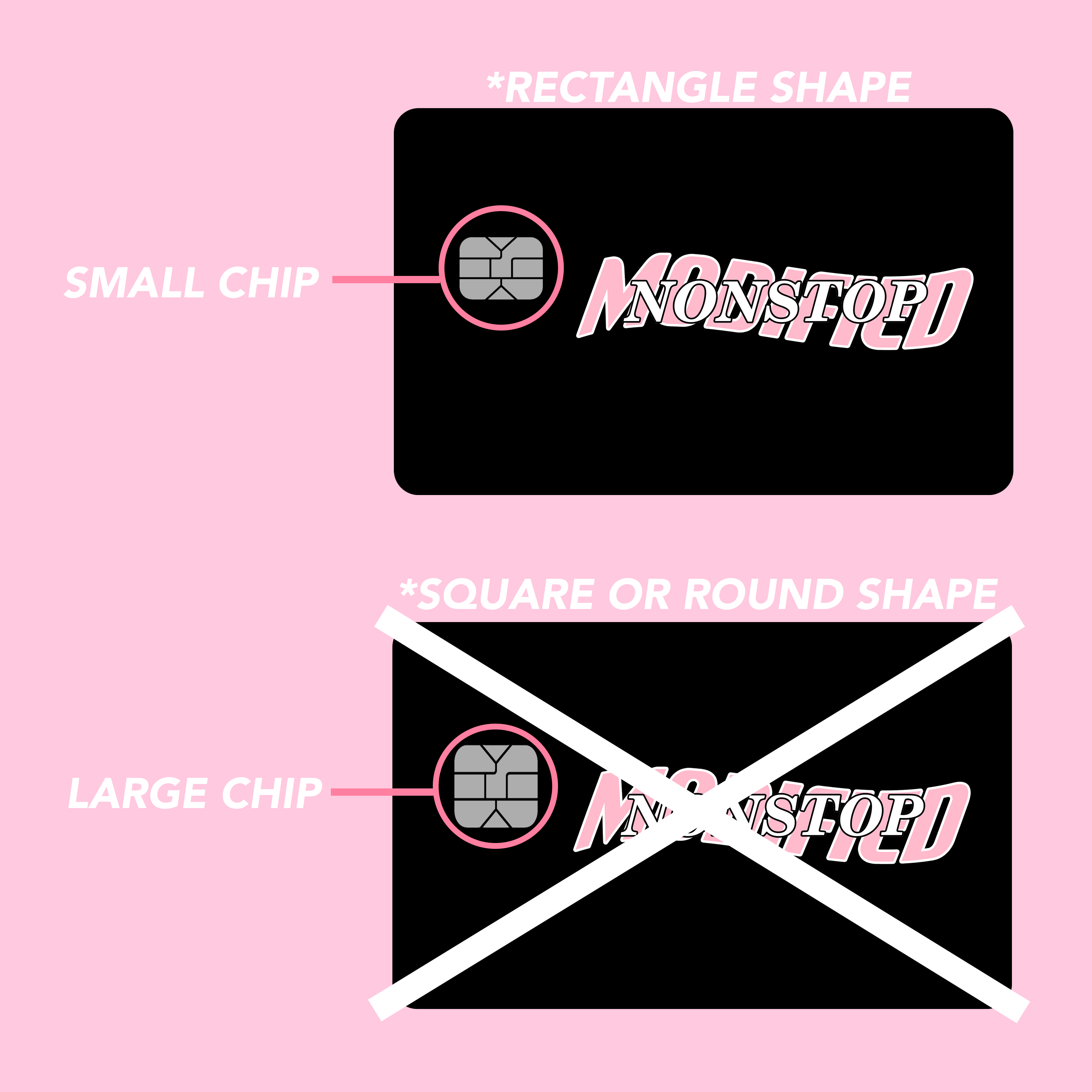 Pink Street Credit Card Skin