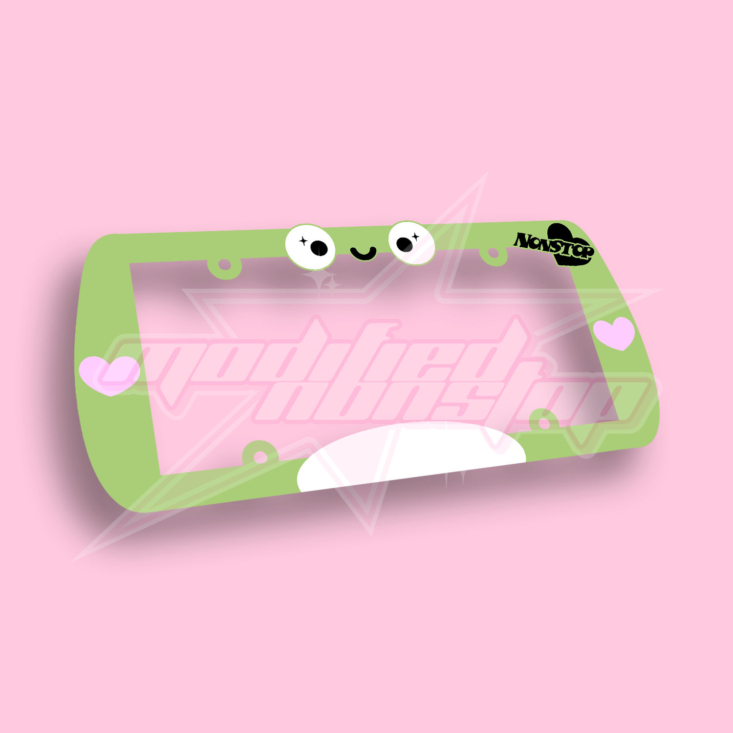 Froggy Acrylic License Plate Frame