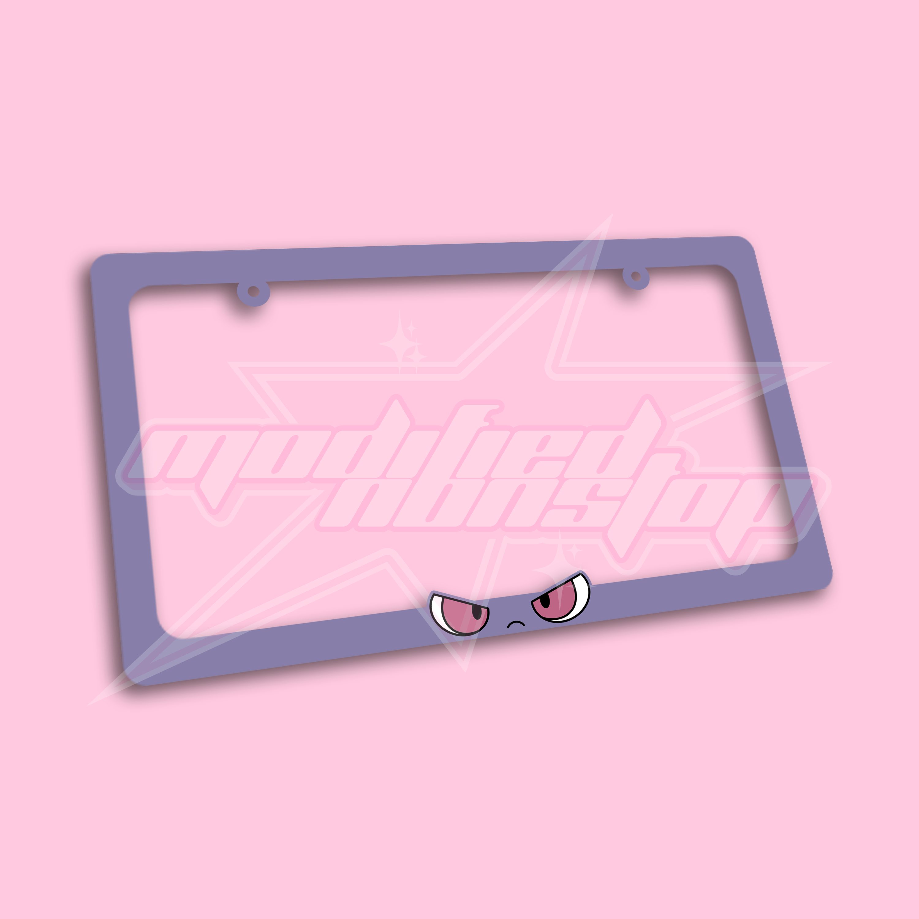 Gengar Eyes License Plate Frame