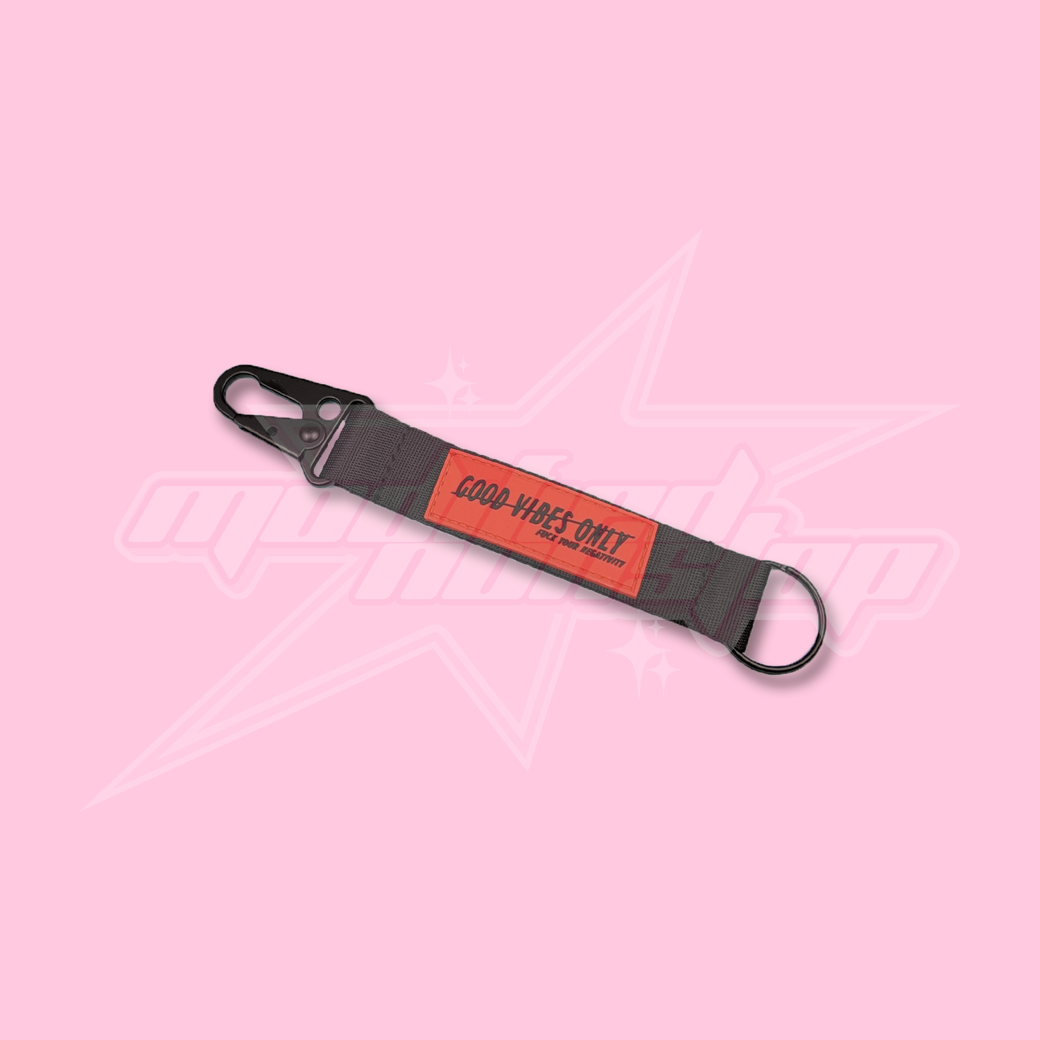 Good Vibes Only Keychain Strap