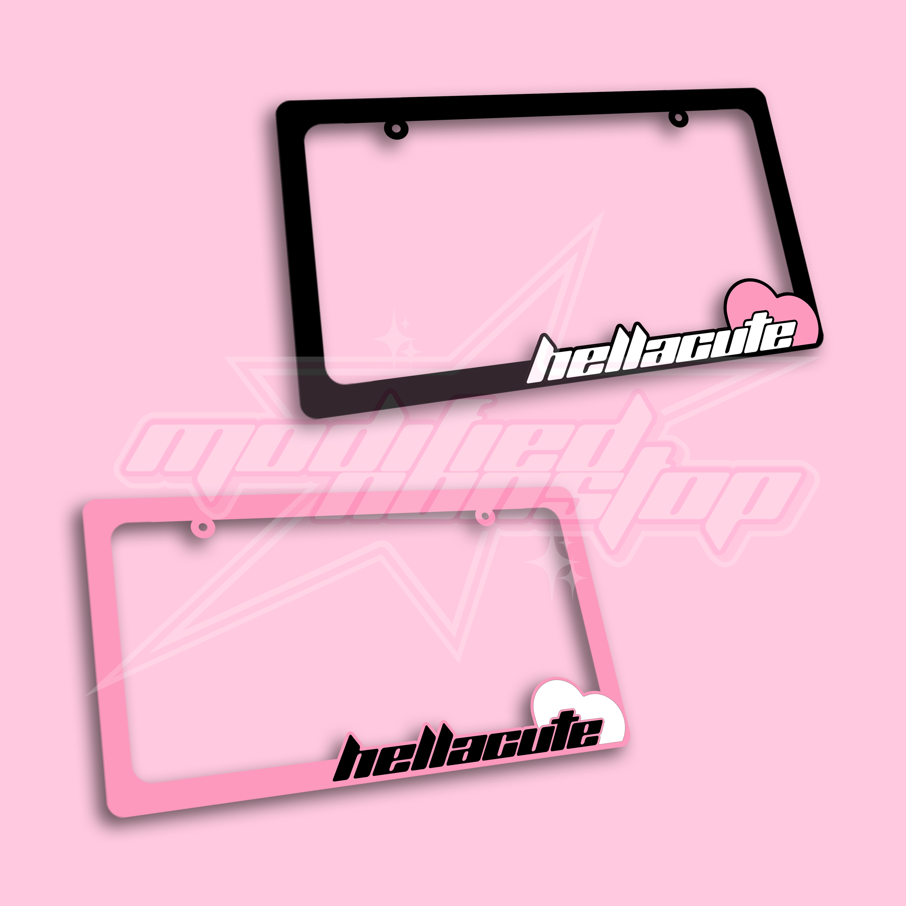 Hellacute License Plate Frame