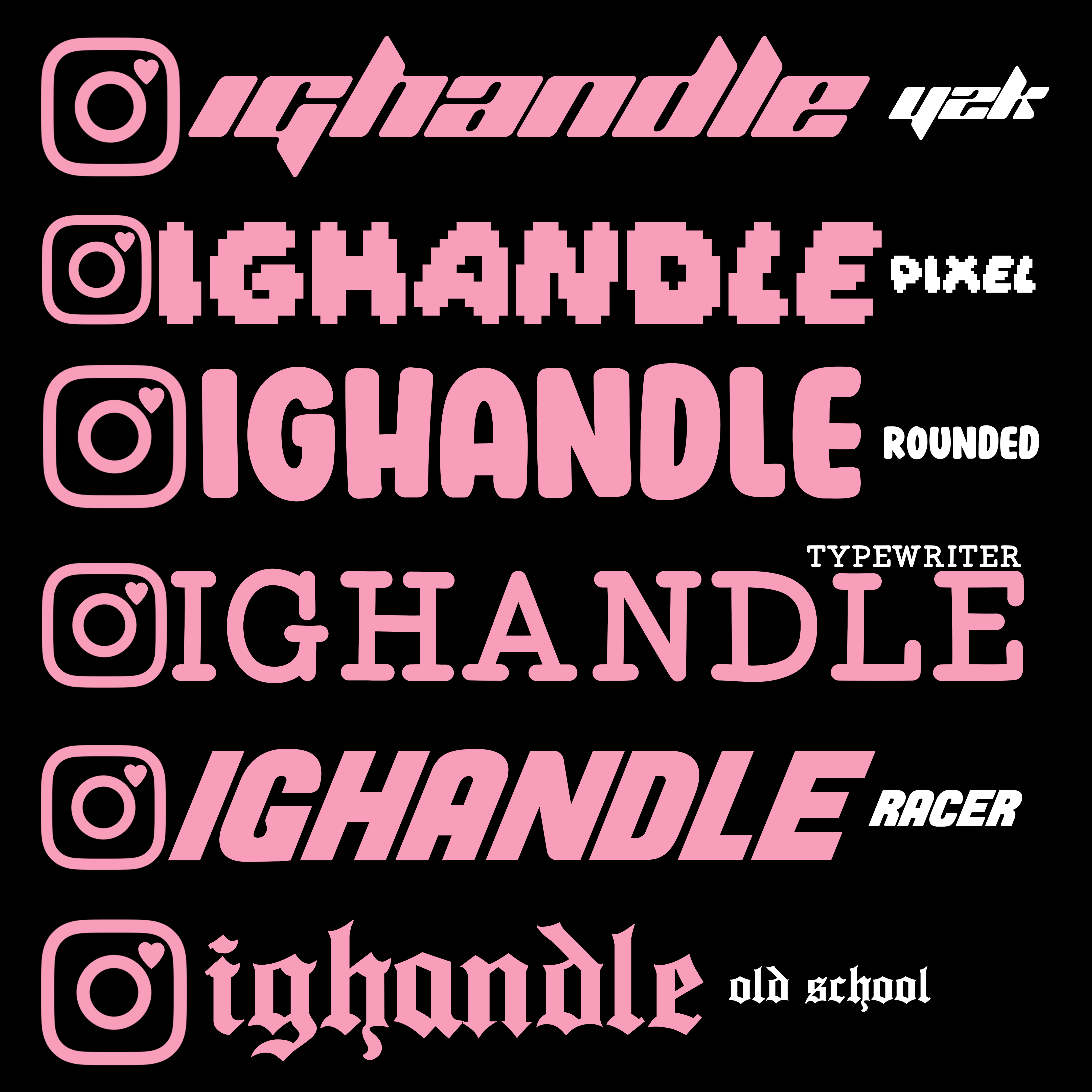 Custom Instagram Tag