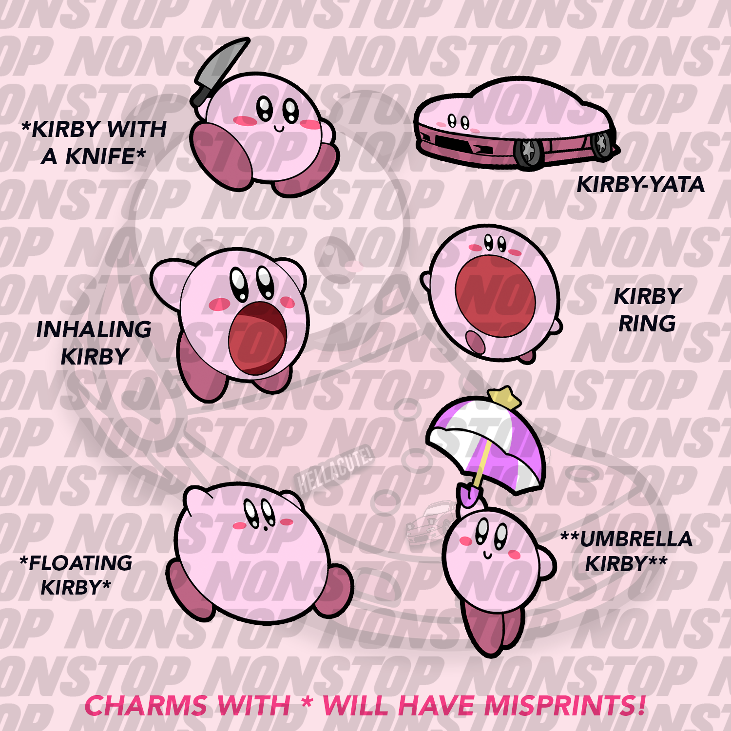 Kirby Shoe Charms