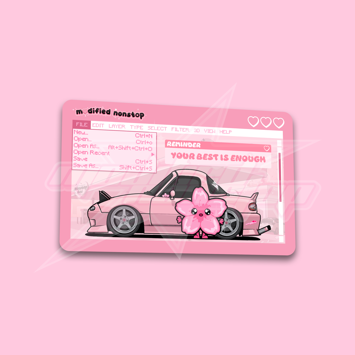 Y2K Miata Credit Card Skin