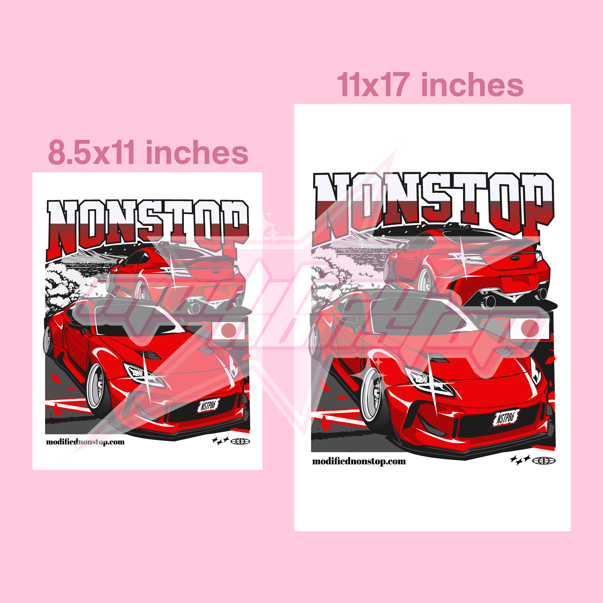Ignition Red GR86 Art Print