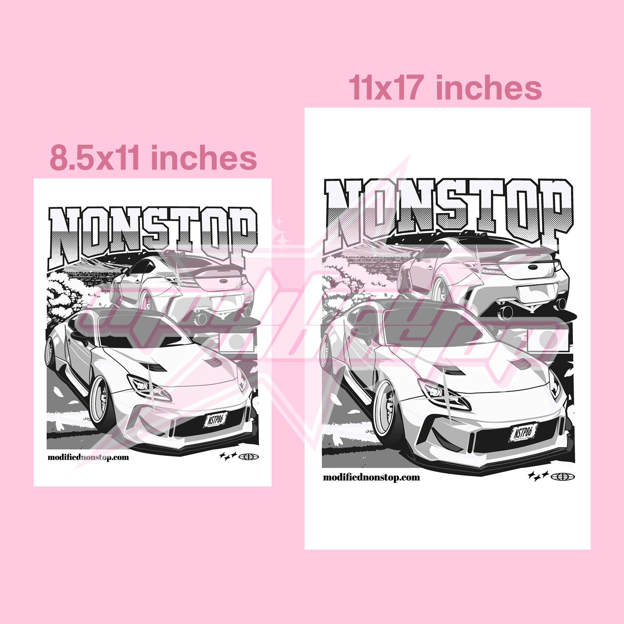 Pearl White GR86 Art Print