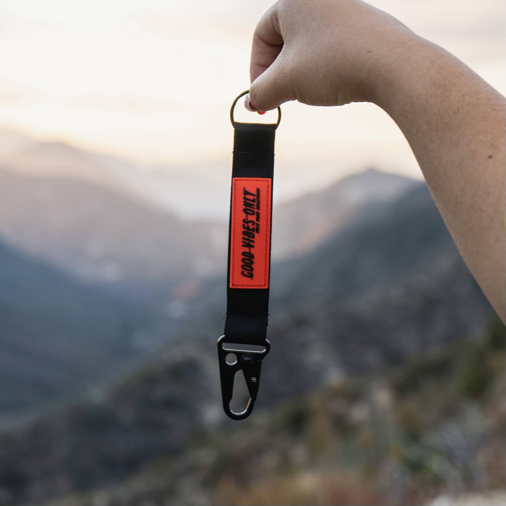 Good Vibes Only Keychain Strap