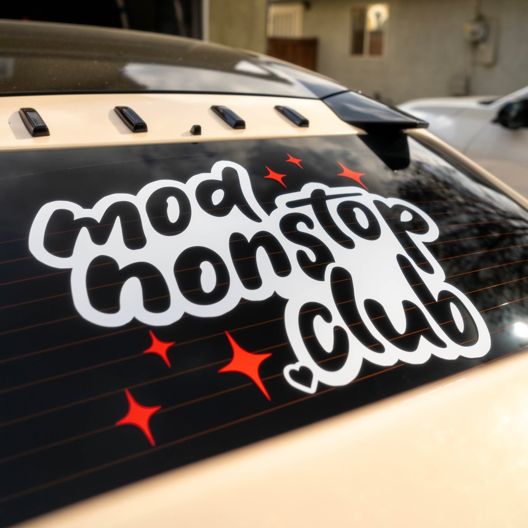 XL Rear Windshield Banner