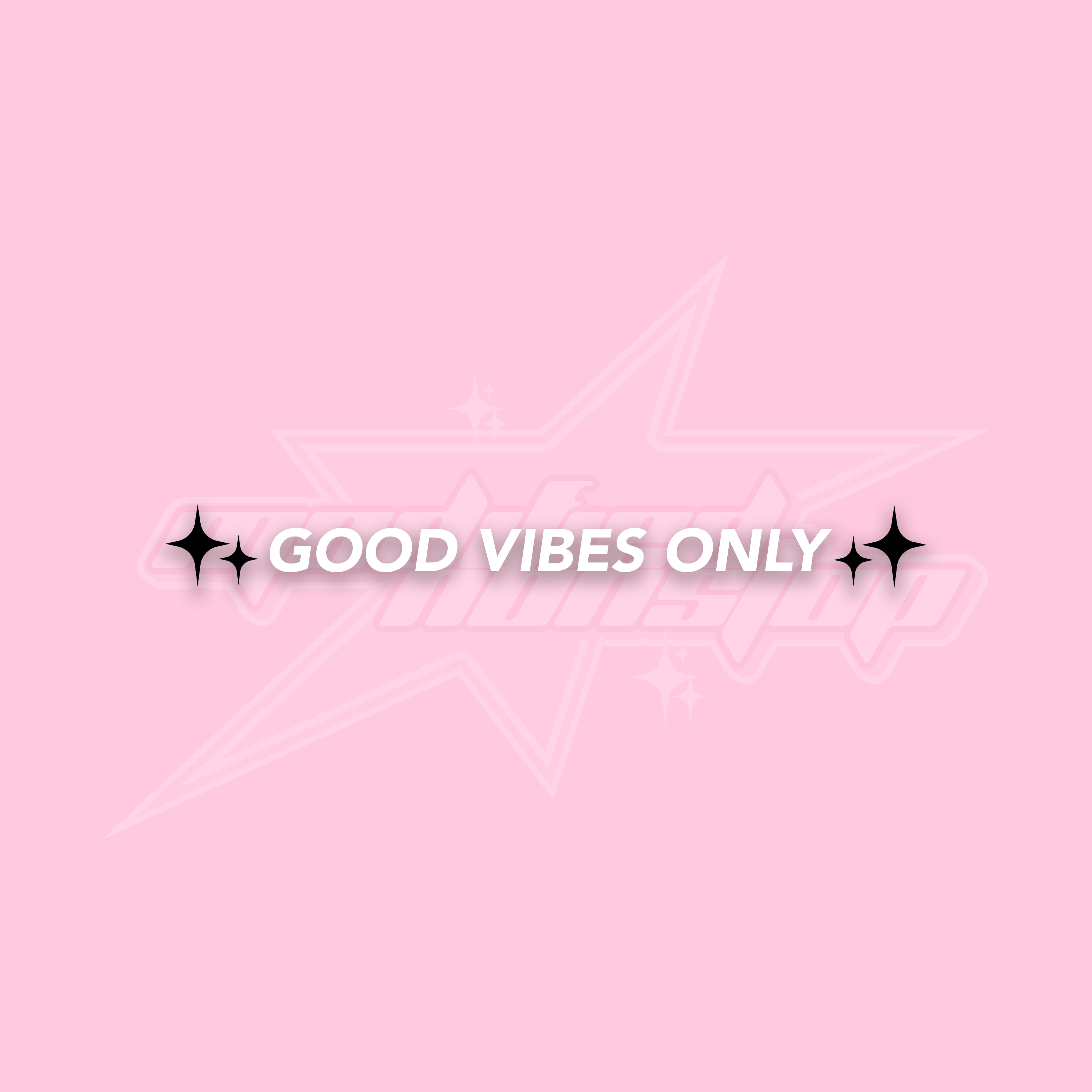 Good Vibes Only (side view mirror)