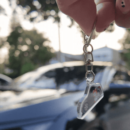 Chibi Car Acrylic Keychains
