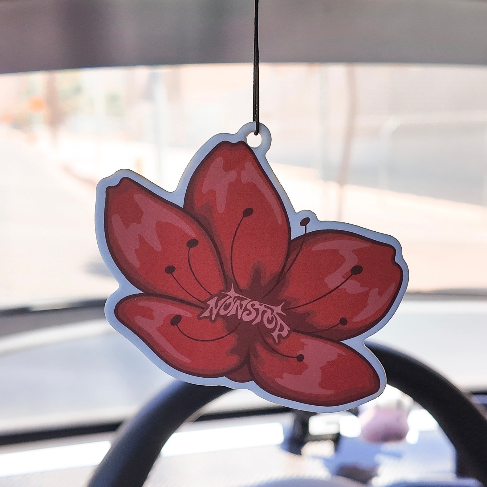 Red Sakura Air Freshener