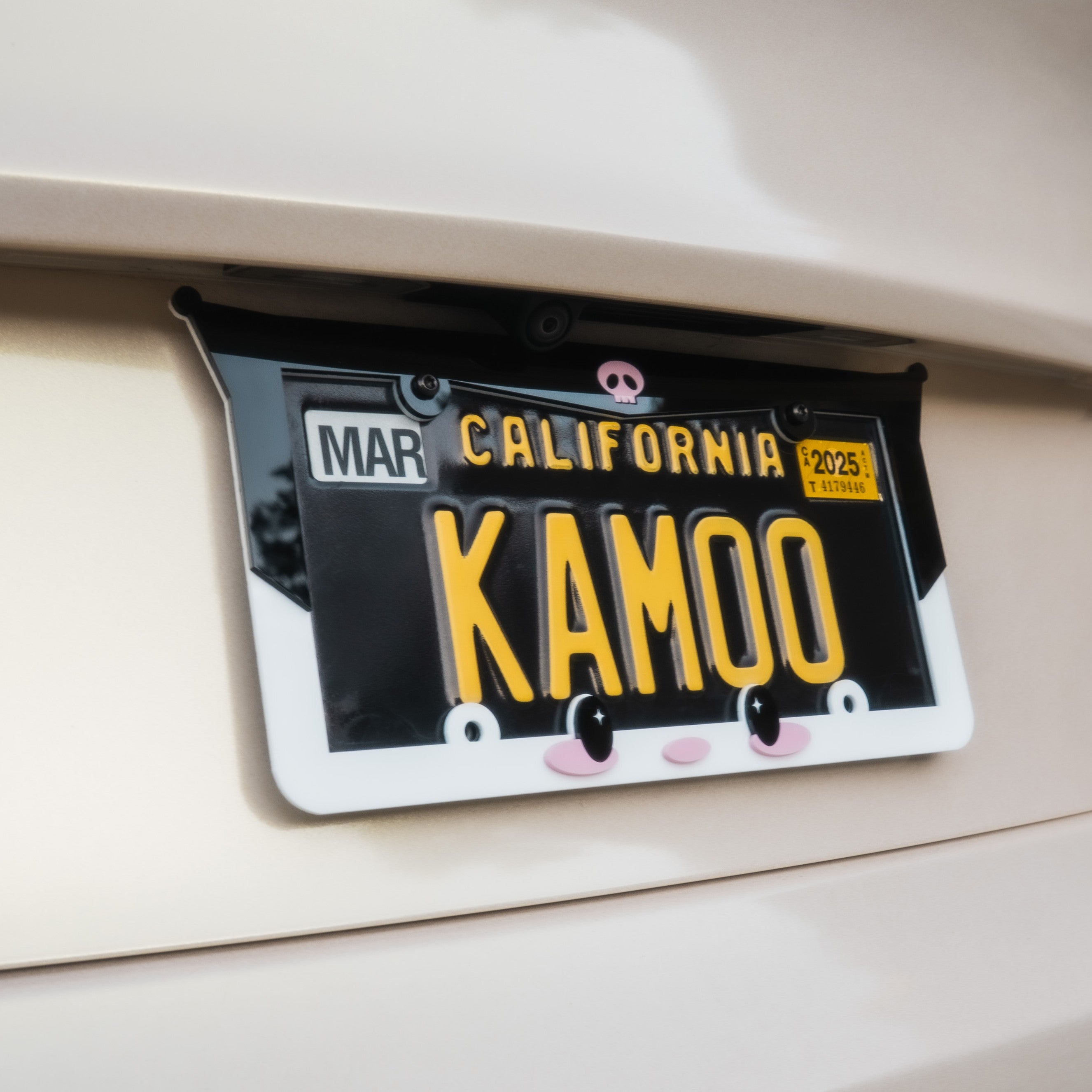 Goth Bunny Acrylic License Plate Frame