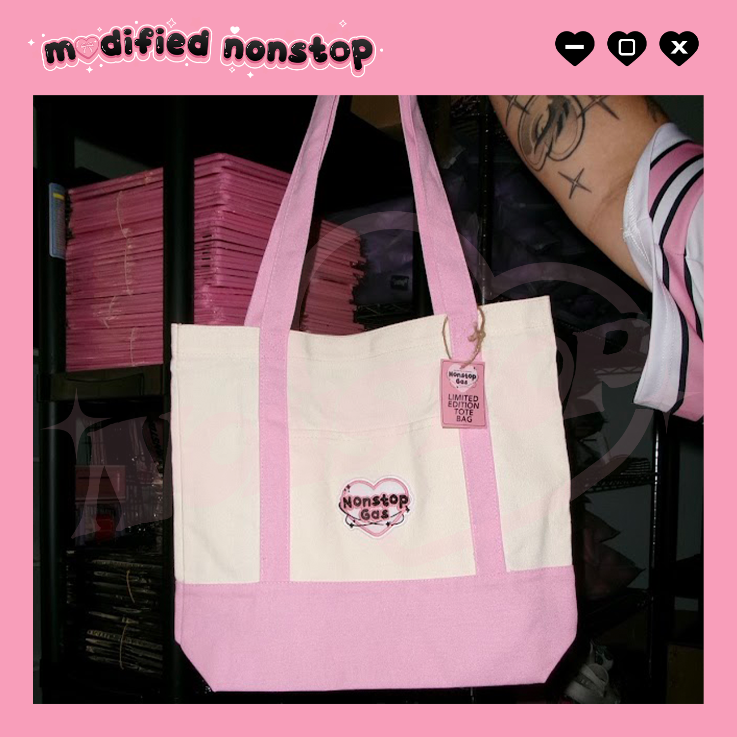LIMITED EDITION PINK TOTE BAG