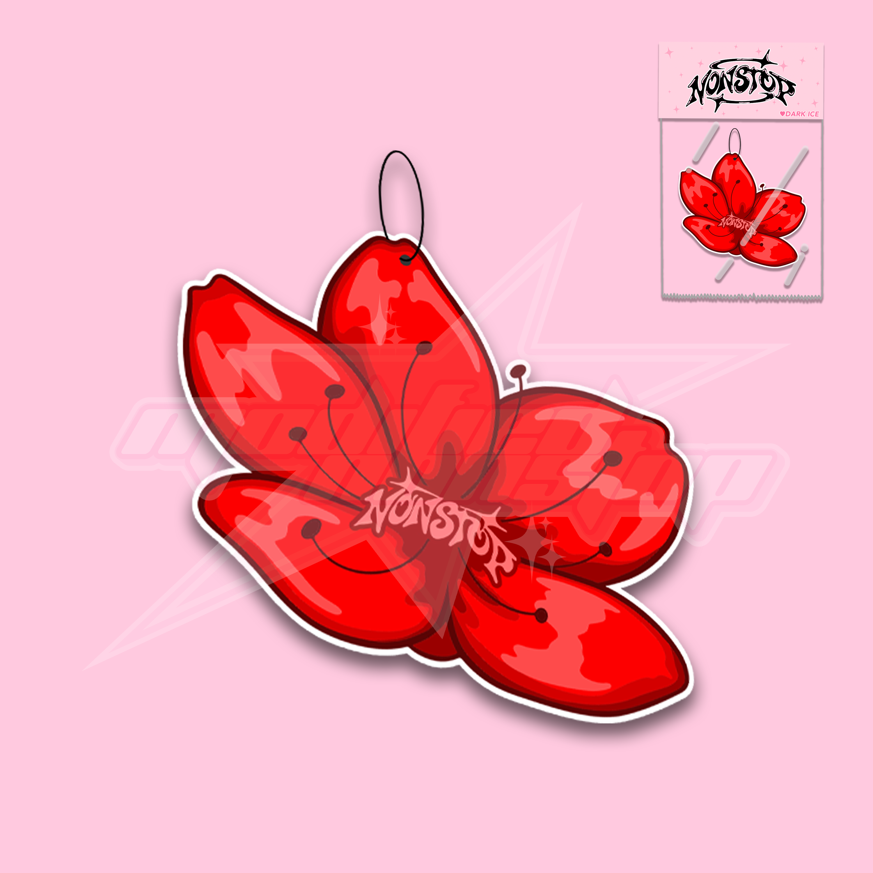 Red Sakura Air Freshener