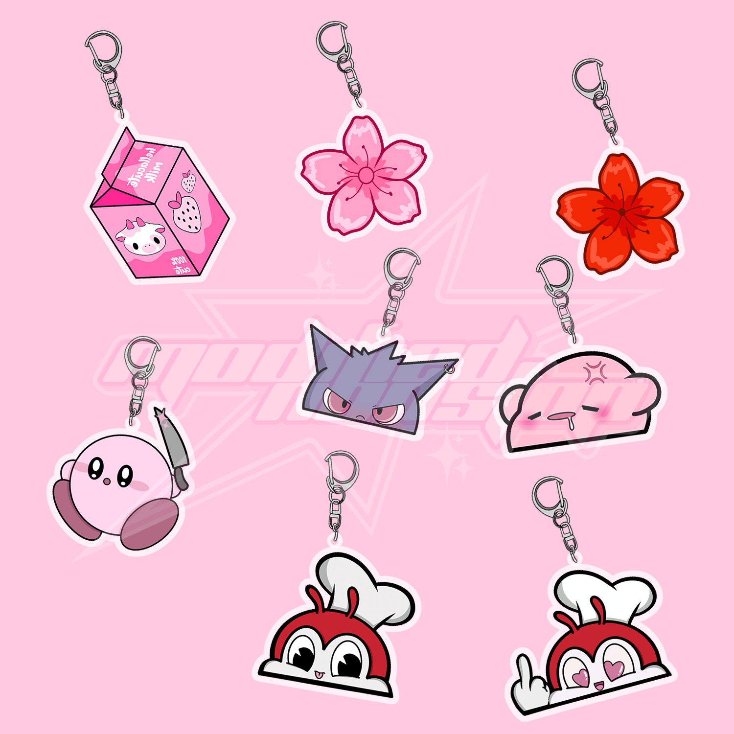 Acrylic Character Keychains