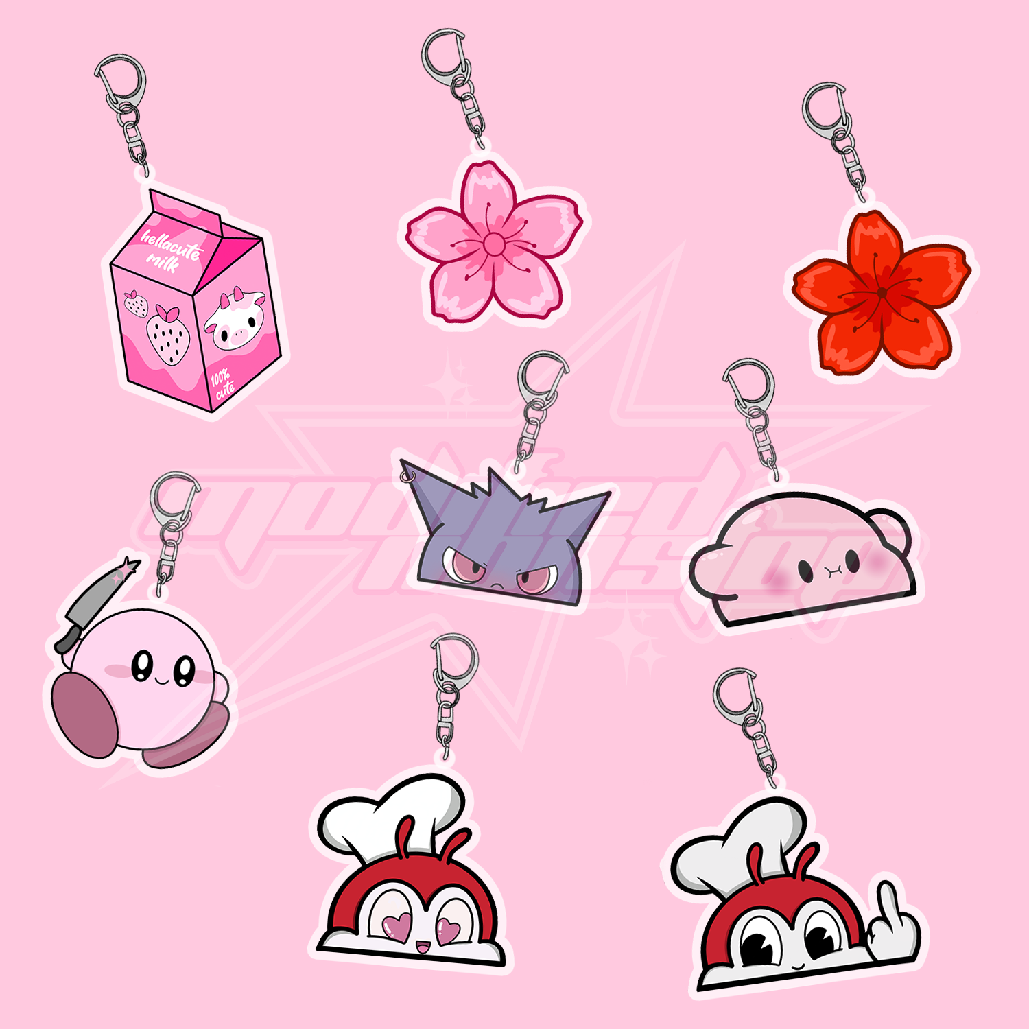 Acrylic Character Keychains