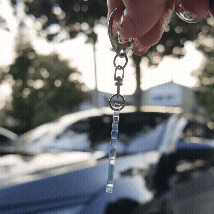 Boba Car Acrylic Keychains