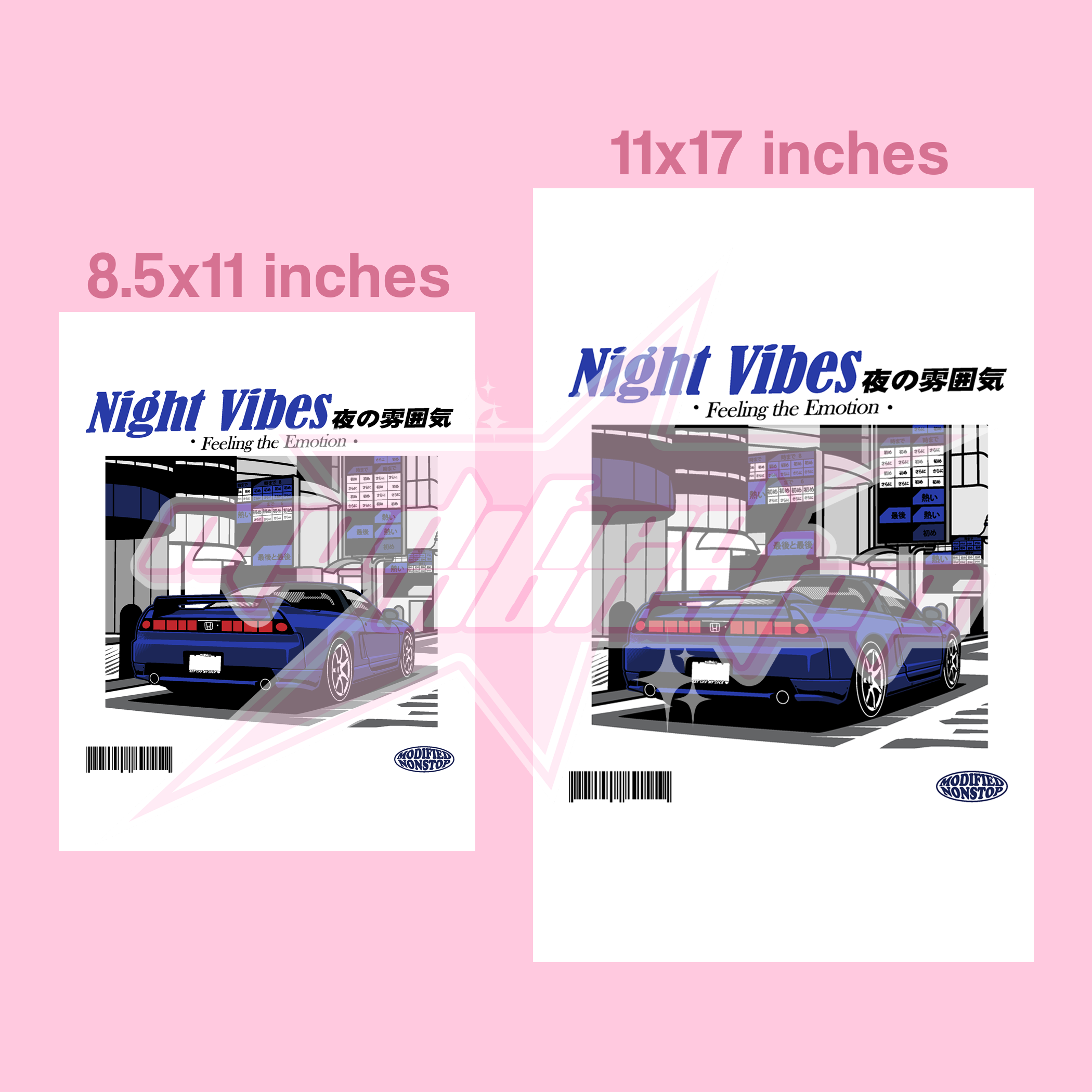 Monaco Blue Pearl NSX Art Print