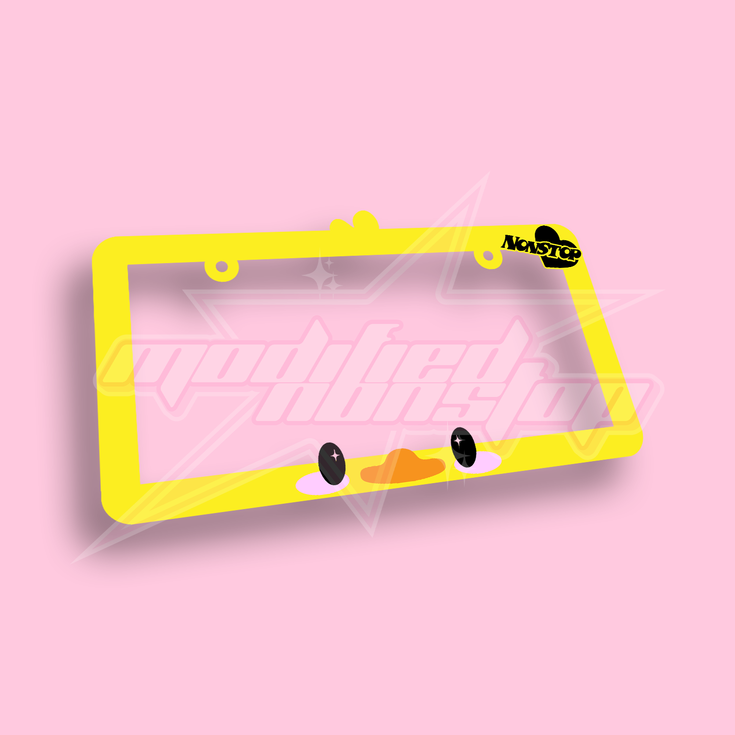 Ducky Cow Acrylic License Plate Frame