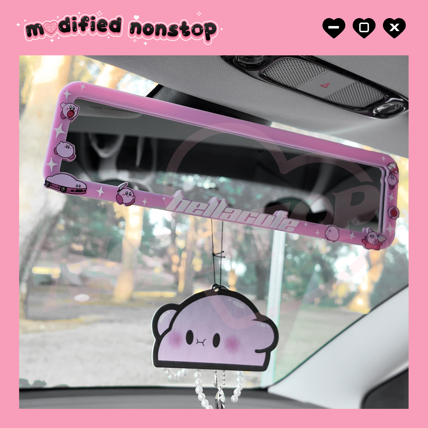 Fully Kirby Clip-on Rear View Mirror