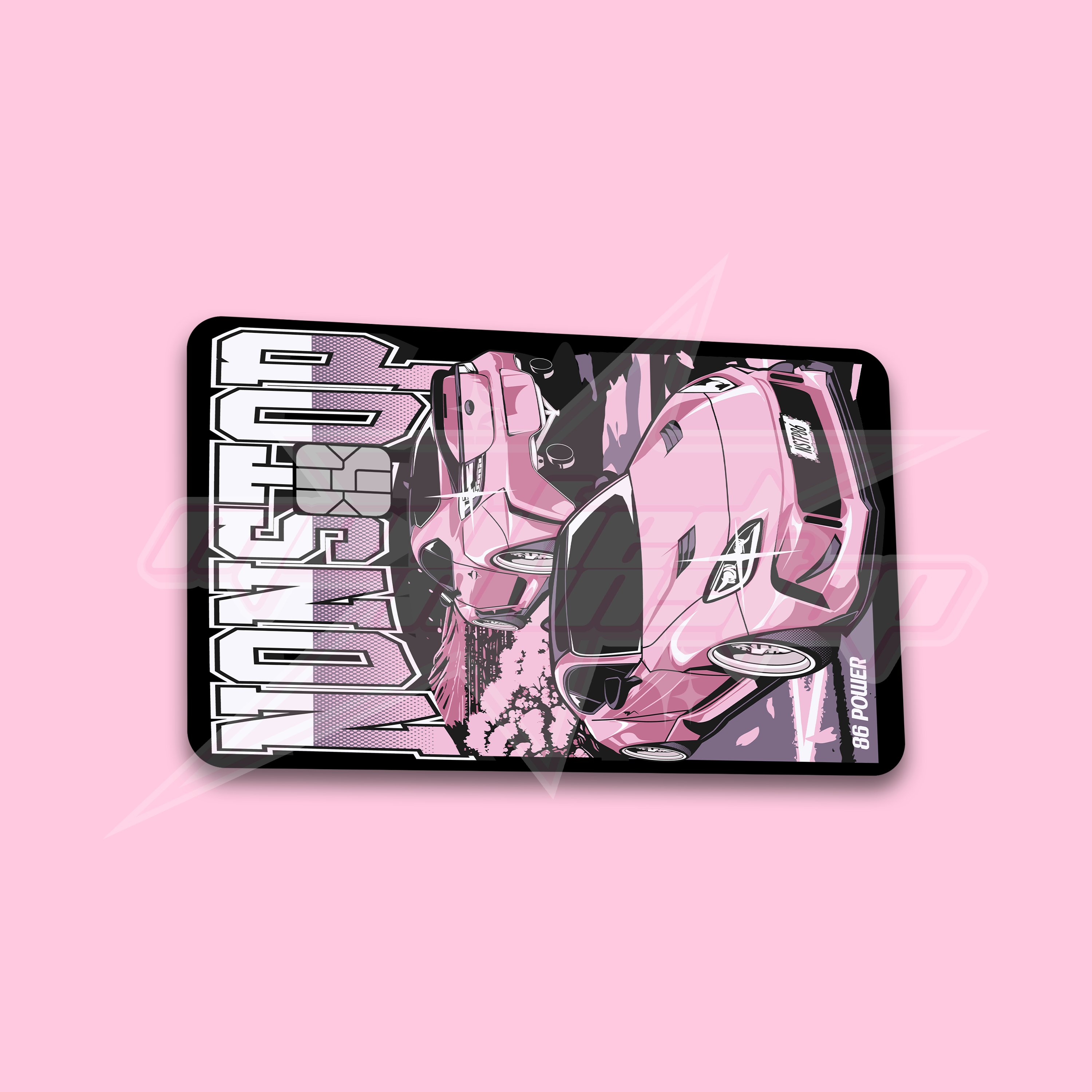 Pink GR86 Credit Card Skin