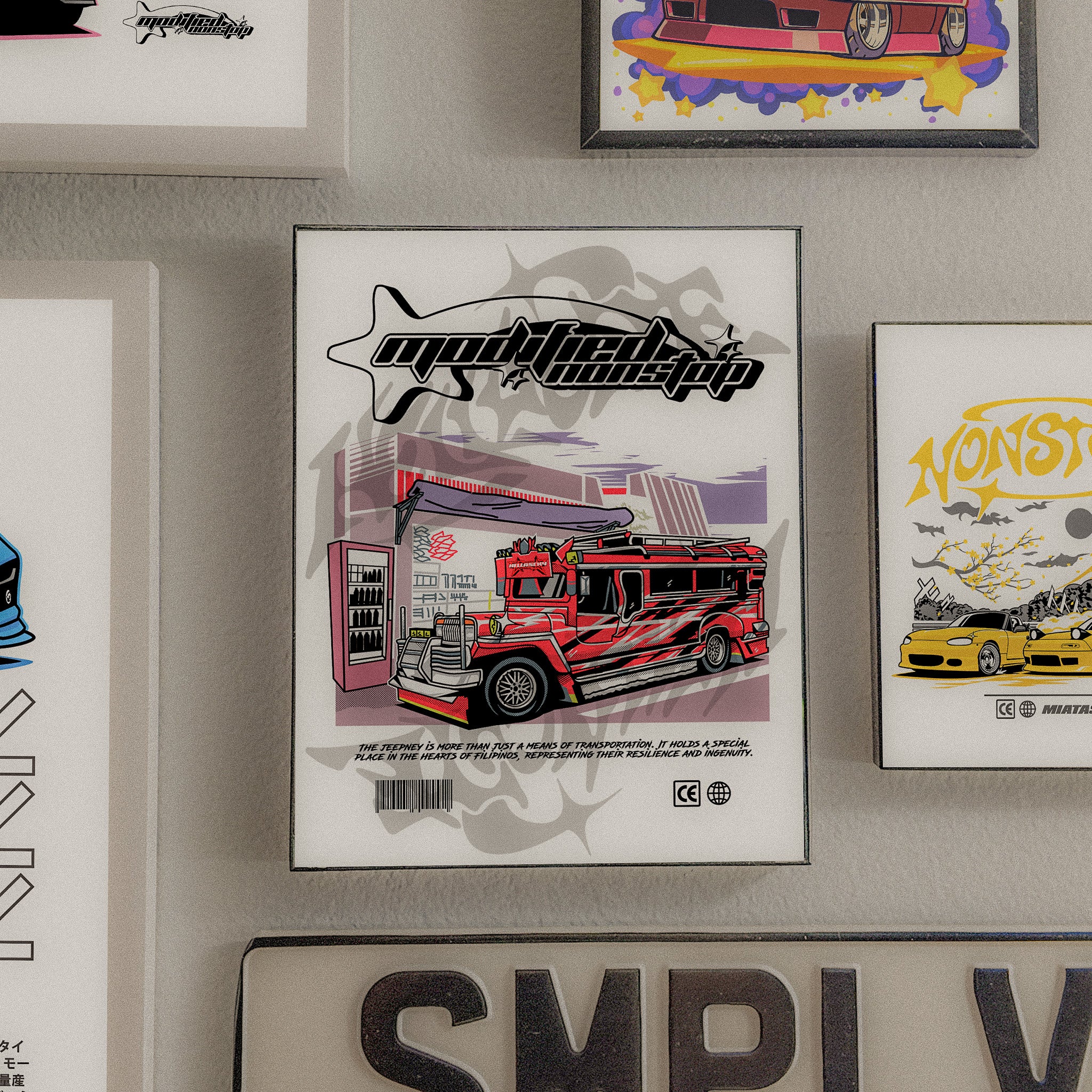 Jeepney Art Print