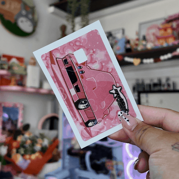 Pink Kirby-Yata Credit Card Skin