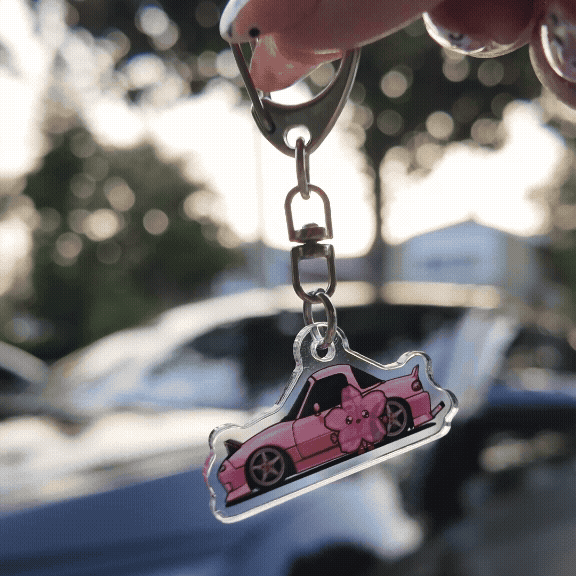 Chibi Car Acrylic Keychains