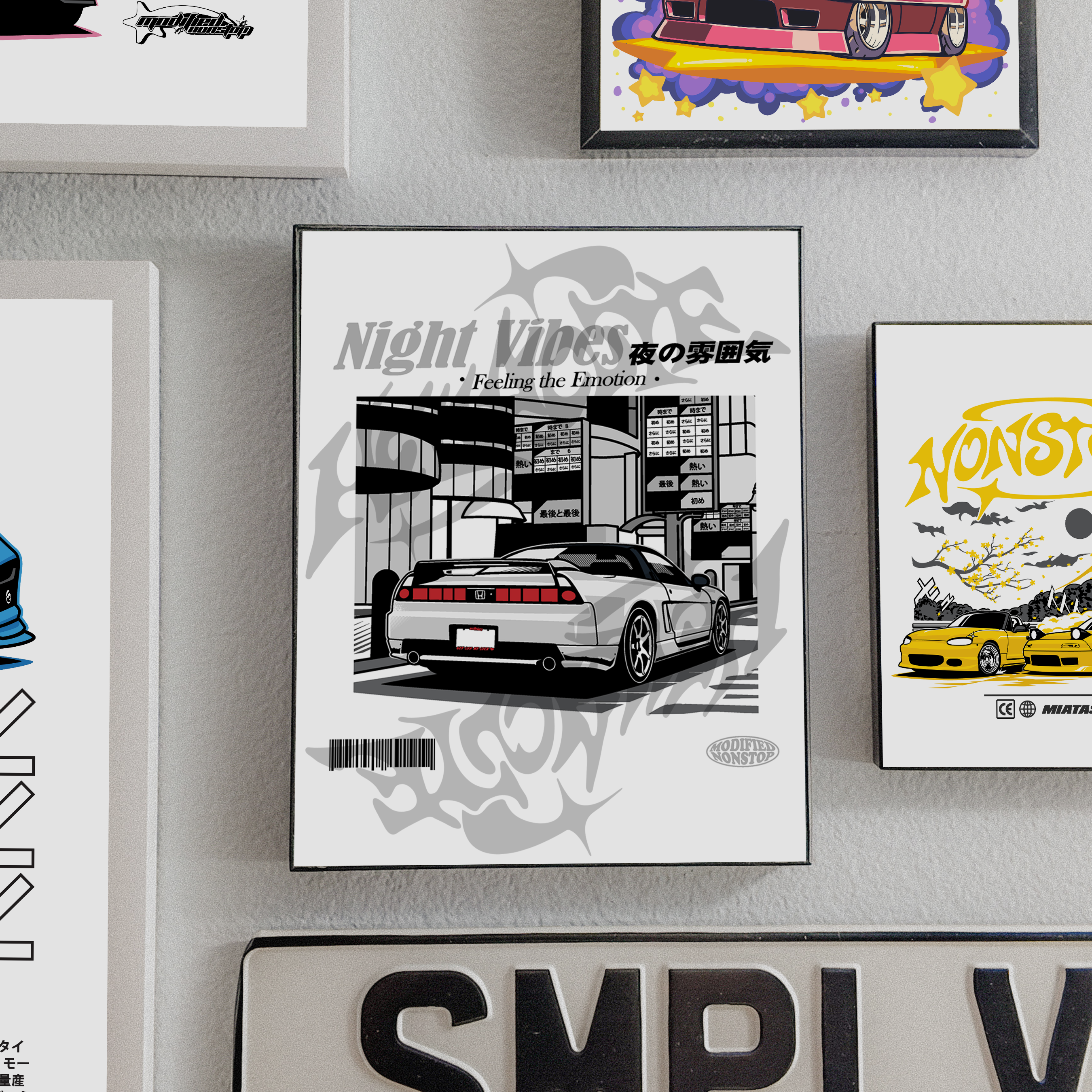 Grand Prix White NSX Art Print