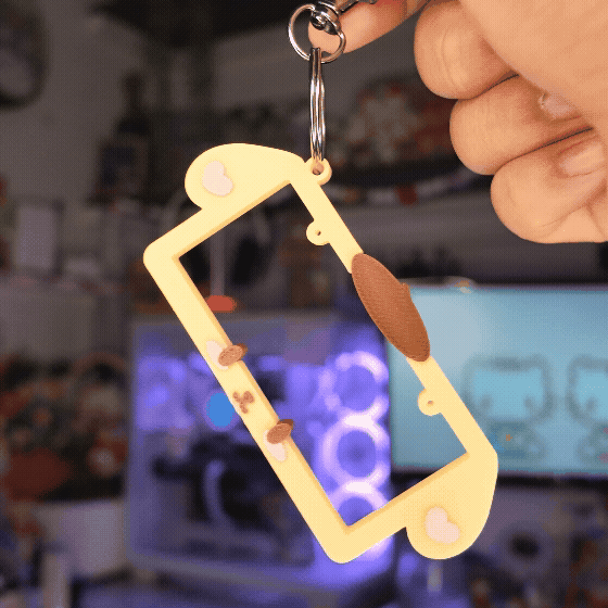 Chubby Good Boi Acrylic License Plate Frame