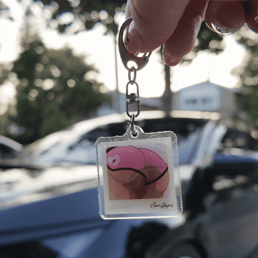 Lewd Acrylic Keychain