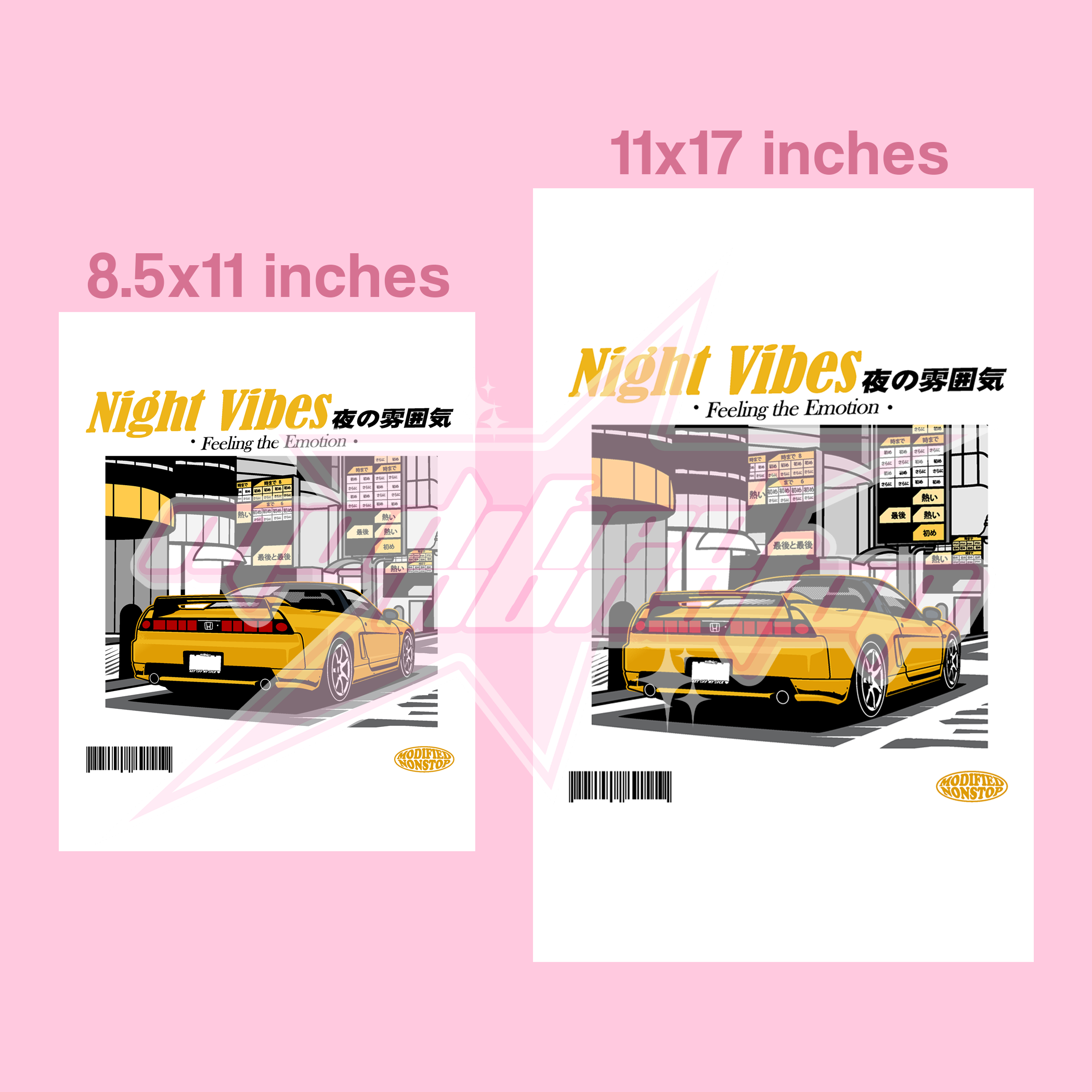 Spa Yellow NSX Art Print